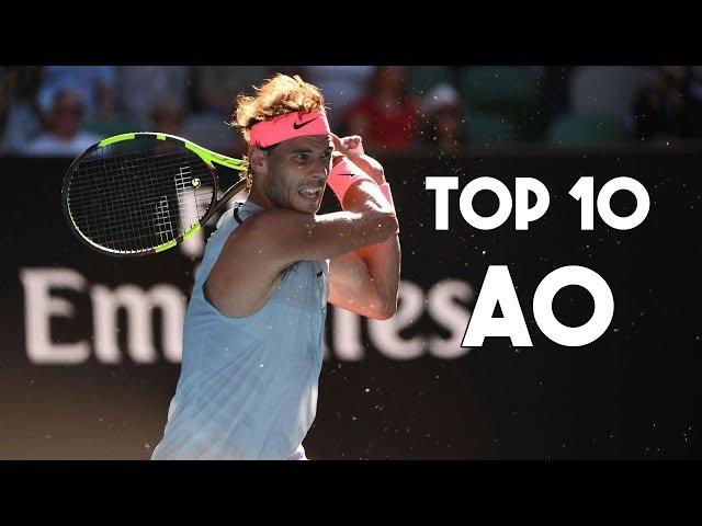 Rafael Nadal - Top 10 Australian Open Points (60FPS)