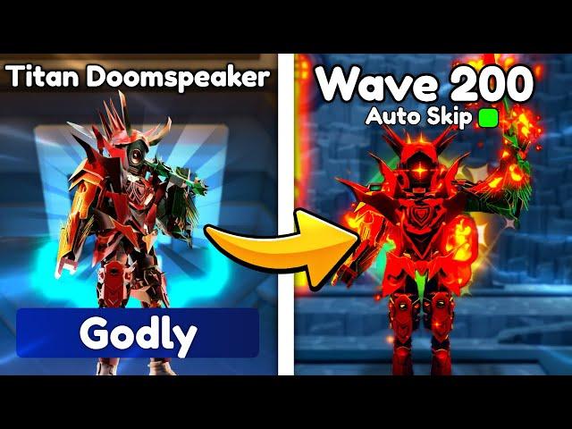 Titan Doomspeaker SUCKS.. (Toilet Tower Defense)