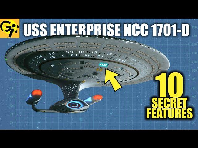 10 More SECRET Features of the USS Enterprise NCC 1701-D