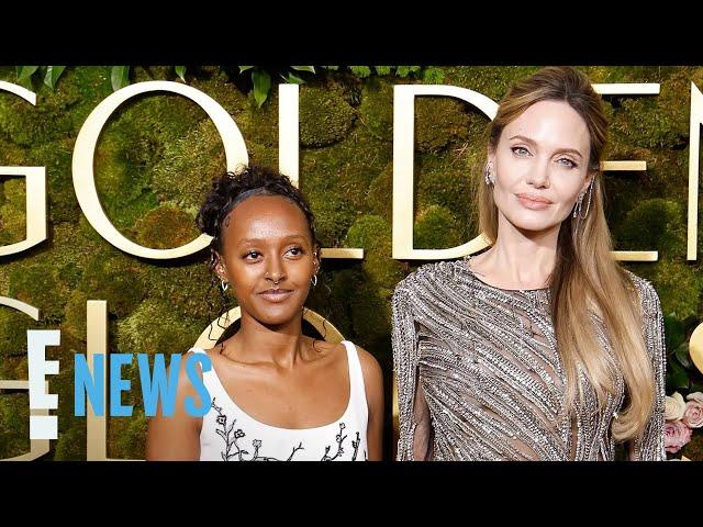 Angelina Jolie Supports Her Daughter Zahara at Mother-Daughter Brunch | E! News