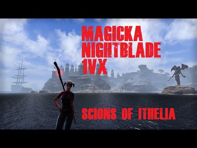 ESO PVP - HEAVILY OUTNUMBERED NIGHTBLADE 1VX (SCIONS OF ITHELIA)