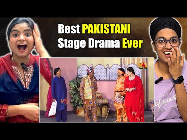 Indian Reacts To Amanat Chan and Saleem Albela | Tariq Teddy | New Stage Drama | Ishara Akh Da