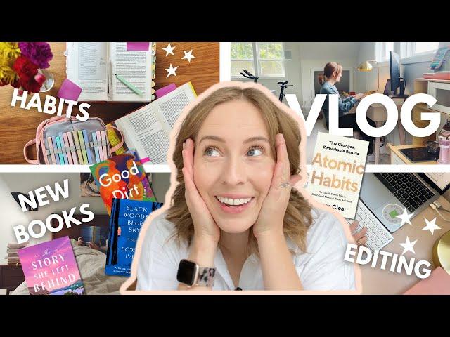 New habits vlog: Editing, consistency, and annotating books