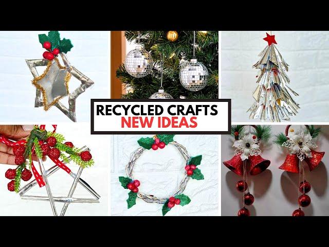 DIY Easy Christmas Decoration |Low Budget &Economical Christmas Decorations with Recycled Materials.