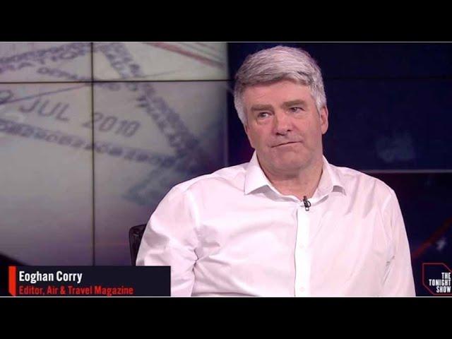 Eoghan Corry & Neasa Hourigan debate taxation of aviation fuel on the VMTV Tonight Show