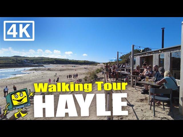 HAYLE Cornwall UK July 2022 - 4K Walking Tour