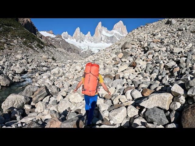 An Ascent of Mojon Rojo after Bailing from the Italian Pillar on Poincenot