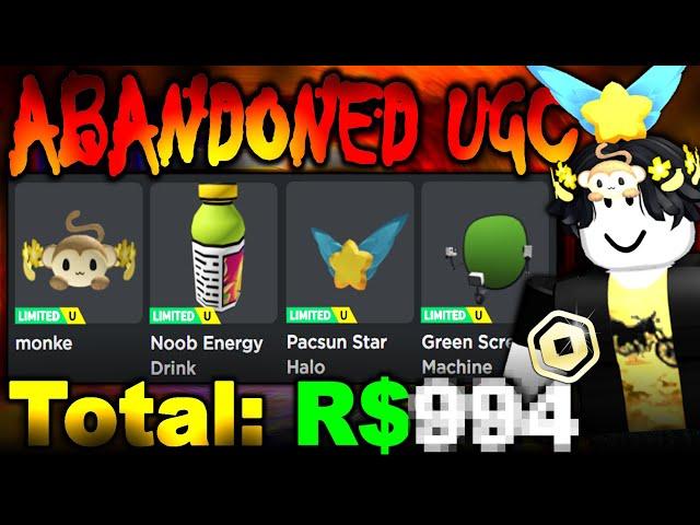 How Much ROBUX Can I Make From Abandoned UGC Limited EVENTS!?