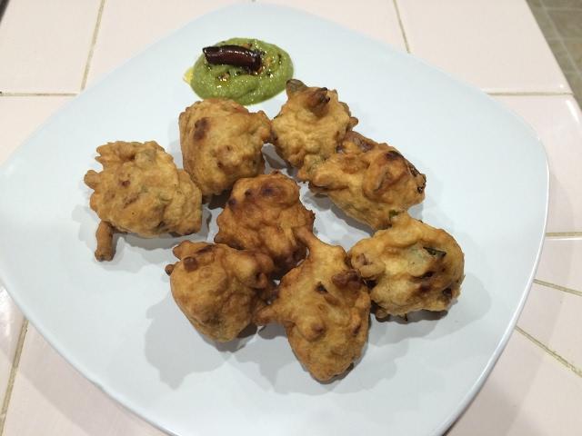 Onion Bonda with wheat flour