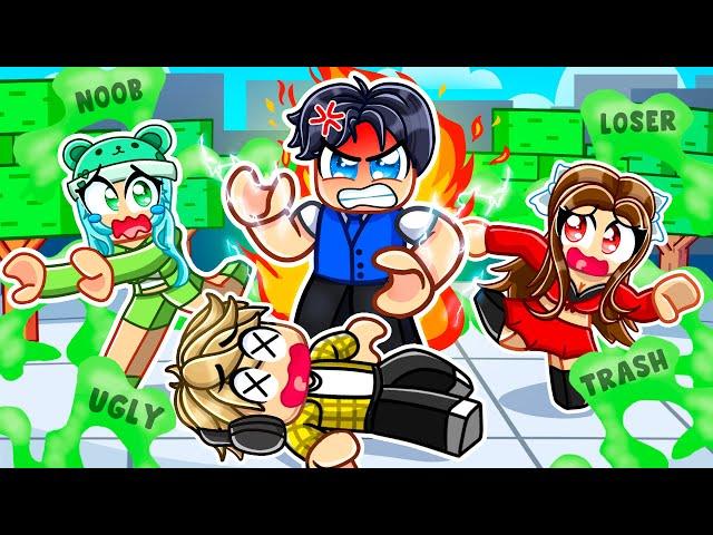 Andy Becomes TOXIC In Roblox STRONGEST BATTLEGROUNDS!