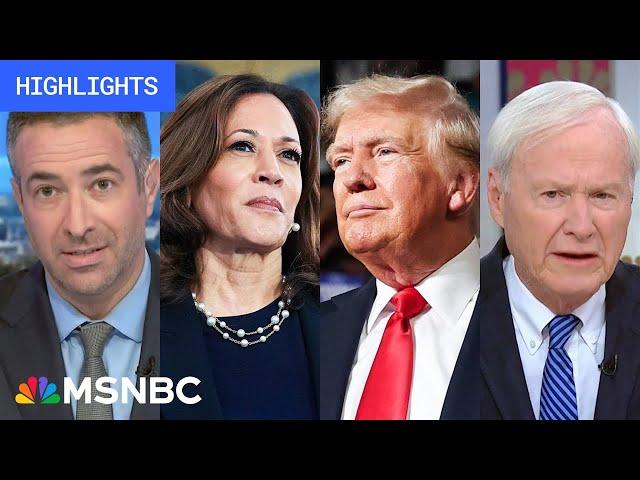 Countdown to the 2024 election: Day 47 | MSNBC Highlights