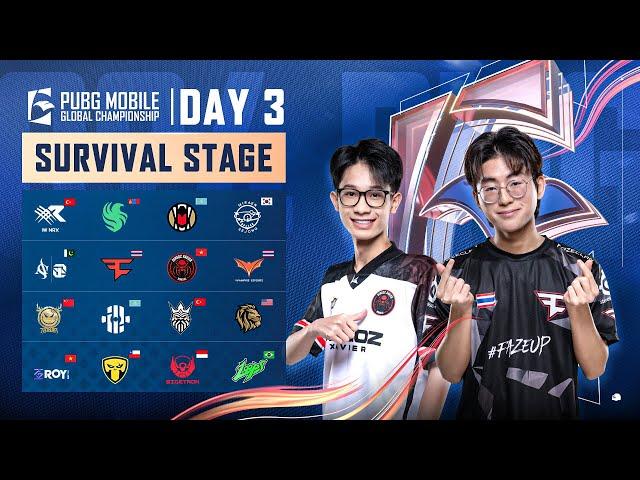 [BM] 2024 PMGC League | Survival Stage Day 3 | PUBG MOBILE Global Championship