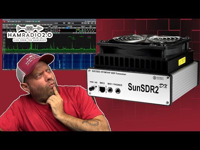 SunSDR2 DX HF Ham Radio Transceiver Setup and Demo