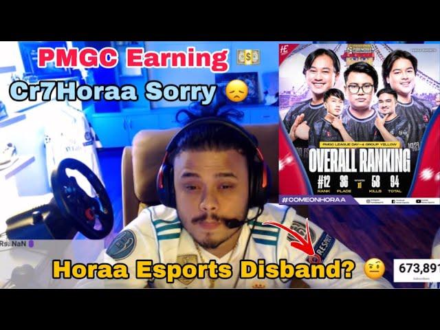 Horaa Esports Disband? Cr7horaa Sorry!!  Horaa Esports Earning In PMGC ! #cr7horaaa #anshyt