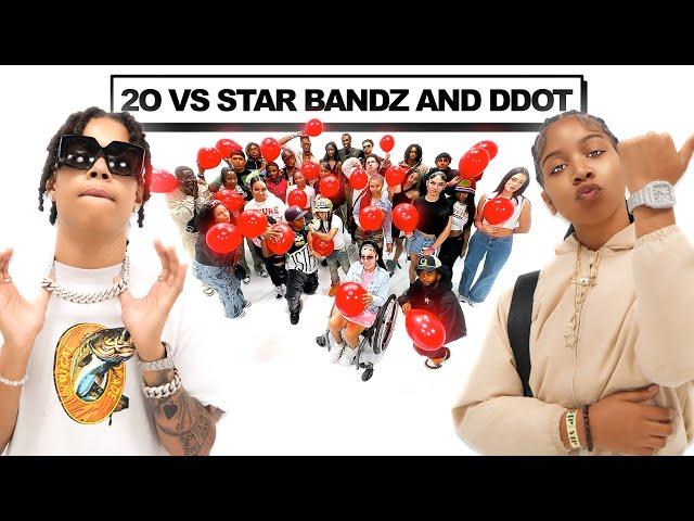 20 PEOPLE VS 2 RAPPERS: STAR BANDZ & SUGARHILL DDOT