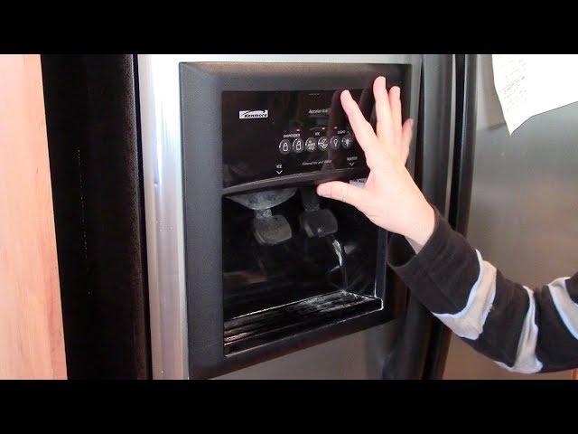 How to fix a dripping water dispenser - refrigerator repair Kenmore Whirlpool Supco