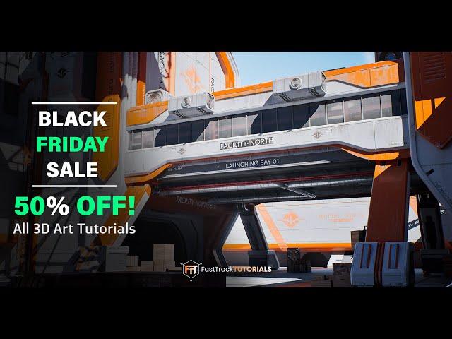 Black Friday livestream! - 50% Off All Tutorial Courses - Q&A - Environment Art