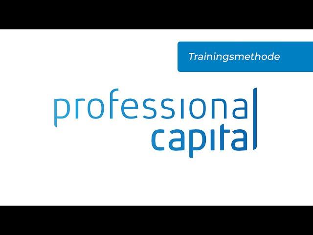 Methode Sales Trainingen-  Professional Capital