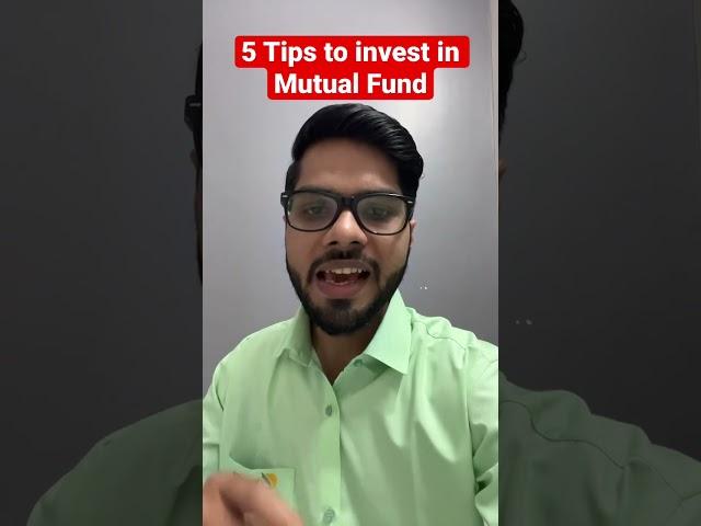 5 Tips to invest in Mutual Fund || CA Tarique Khichi