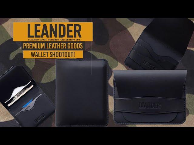 Leander Studio Wallet Shootout! Everyday Professional - Bifold  and Envelope Wallets