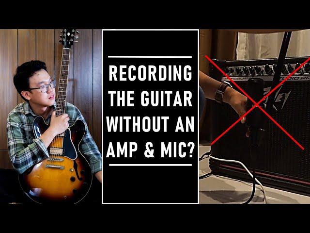 How To Record Your Guitar Without an Amp and Mic Tutorial | Ted and Kel