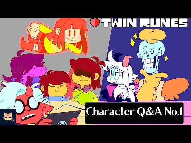 Twin Runes Q&A no. 1 [ Deltarune/Undertale Comic Dub ] (ft. @theakanemnon )