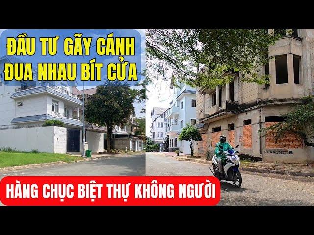 ĐẦU TƯ GÃY GÁNH   Hàng loạt BIỆT THỰ KHÔNG NGƯỜI trong khu dân cư Quận 2.