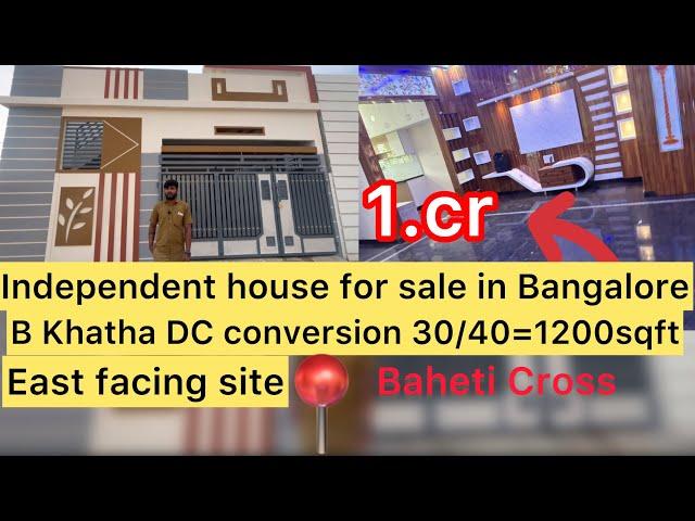 Independent house for sale in Bangalore