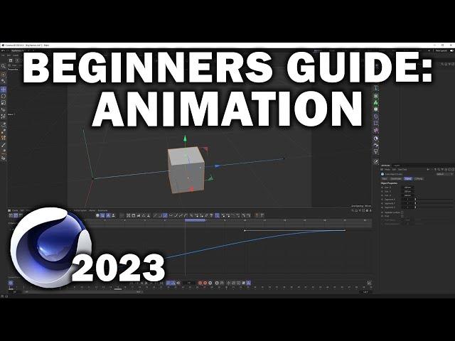 Cinema 4d 2023: Beginners Guide Pt7 (Animation)