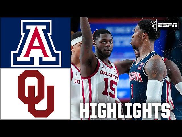 Arizona Wildcats vs. Oklahoma Sooners | Full Game Highlights | ESPN College Basketball