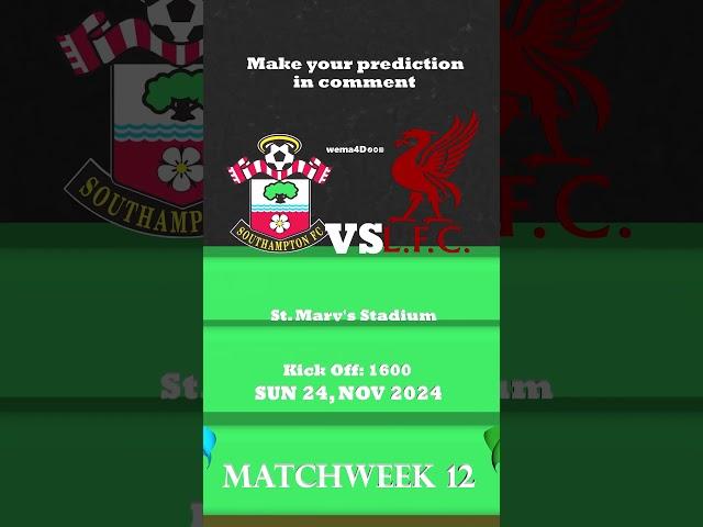 Southampton vs Liverpool FC #shorts #liverpool #footballshorts #premierleague #animation #cinema4d