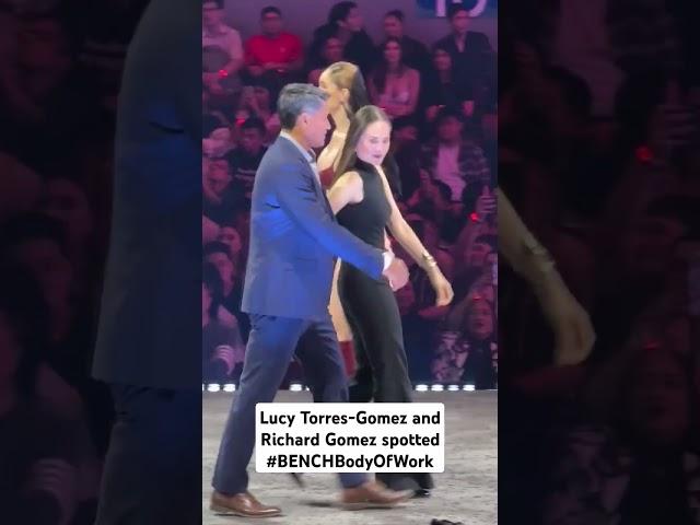 Lucy Torres-Gomez and Richard Gomez spotted #BENCHBodyOfWork