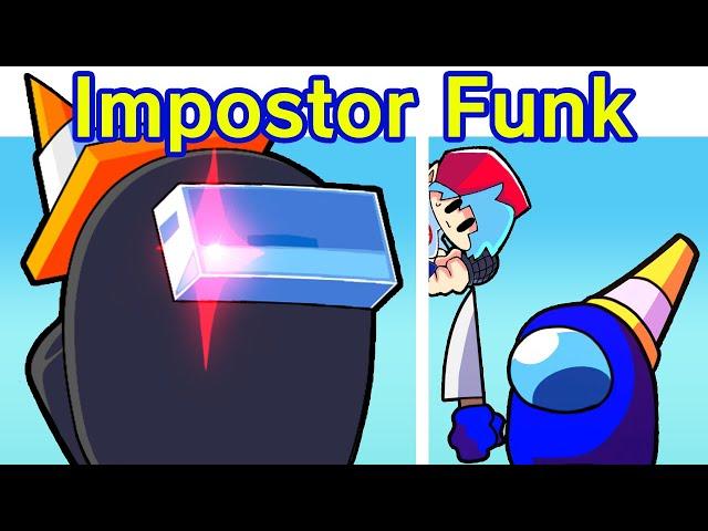 Friday Night Funkin' VS Impostors Funk FULL WEEK + Cutscenes (FNF Mod) (Among Us/Black Imposter)