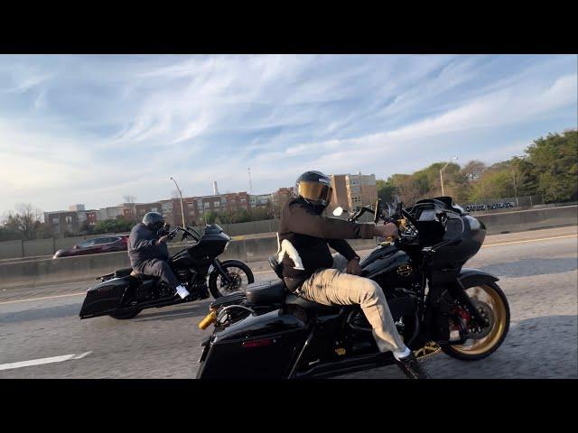 ITS OFFICIALLY SUMMER YOUNG HARLEY RIDERS TAKE OVER THE CITY #theyknowyktv