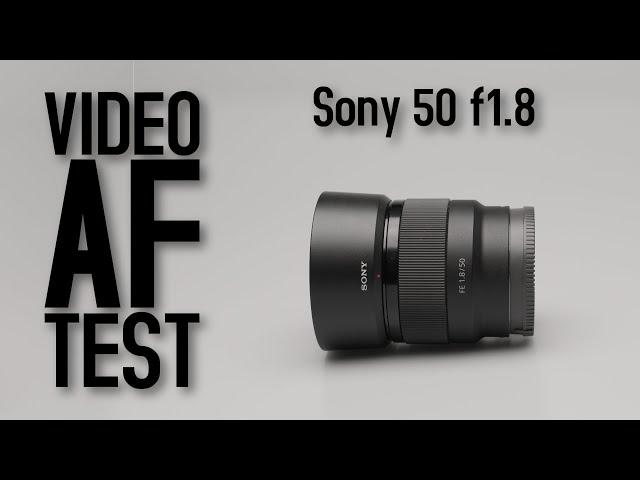 Sony 50mm f1.8 - Video Autofocus Test (FX3)