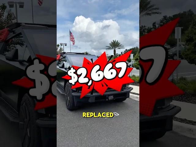 Tesla Cybertruck Windshield Has Been Replaced…For A Hefty Fee 