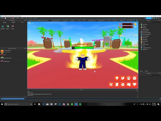 Roblox new dragon ball game