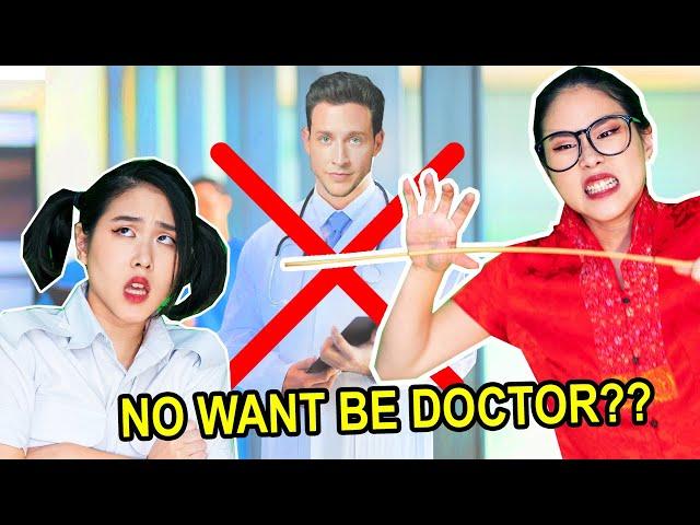 When ASIANS DON'T WANT be DOCTOR *MOM SHOCKED* -【Taylor Swift "The Man" Parody】| MiniMoochi