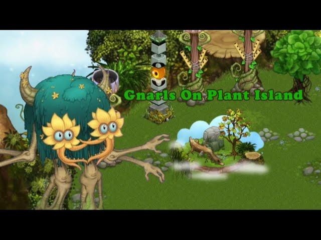 Gnarls On Plant Island (Animated) - My Singing Monsters Ft:@TheEmeraldApples