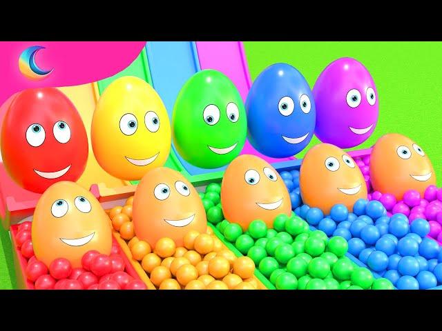 Surprise Eggs Kids Song | BluLoo Nursery Rhymes & Kids Songs