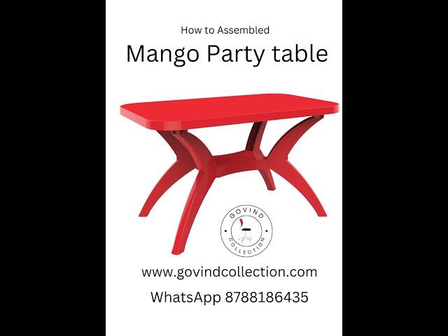 TABLE ASSEMBLY I MANGO TABLE I HOTEL CAFE CHAIR TABLE WHOLSALER IN PUNE #trending #homedecor