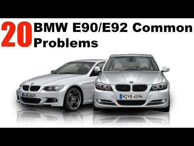 20 MOST COMMON BMW E90/E92 Problems!