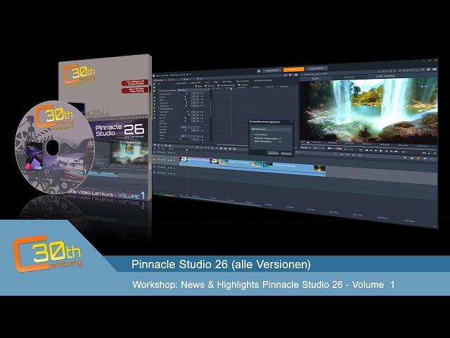 News - Highlights - Überblick - Pinnacle Studio 26 - Lernkurs Volume 1