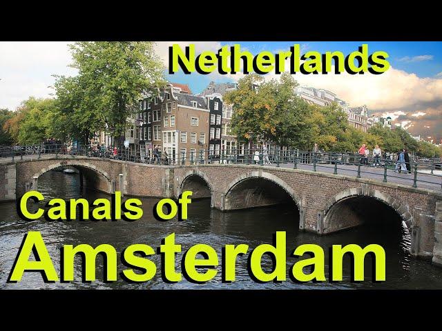 Canals of Amsterdam -  Singel, Herengracht, Keizersgracht, Prinsengracht