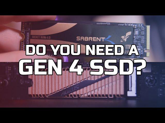 Do you need a Gen 4 NVME SSD? - TechteamGB