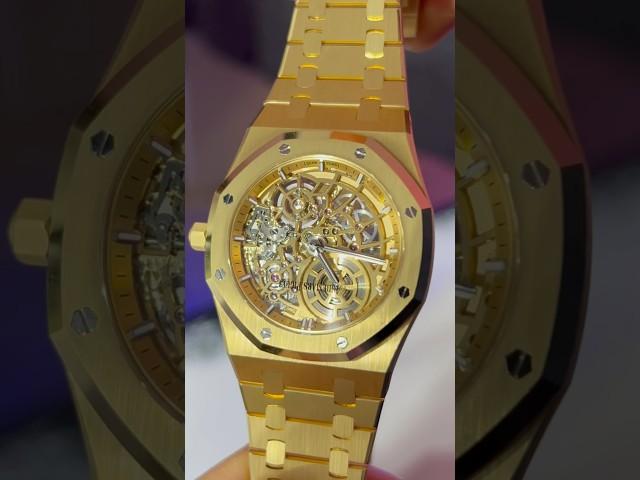 $250,000.00 Audemars Piguet "jumbo" Extra-thin Openworked Royal Oak 16204BA