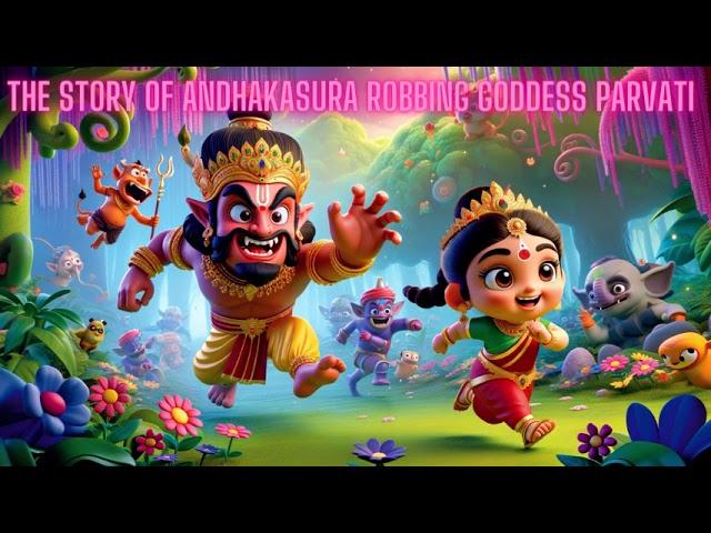 The story of Andhakasura robbing goddess Parvati