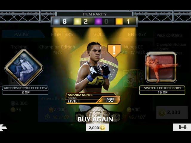 EA SPORTS UFC Mobile - PACK OPENING Amanda Nunes (Champion Edition)