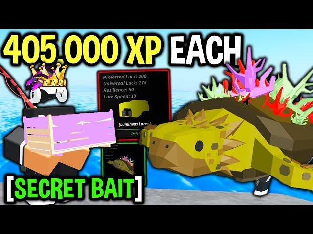 Use This SECRET BAIT To Get 405,000 XP PER FISH in Roblox Fisch..