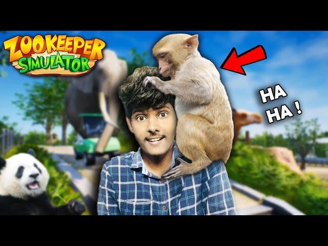 animals killed ZOO KEEPER ! - funny game (telugu)